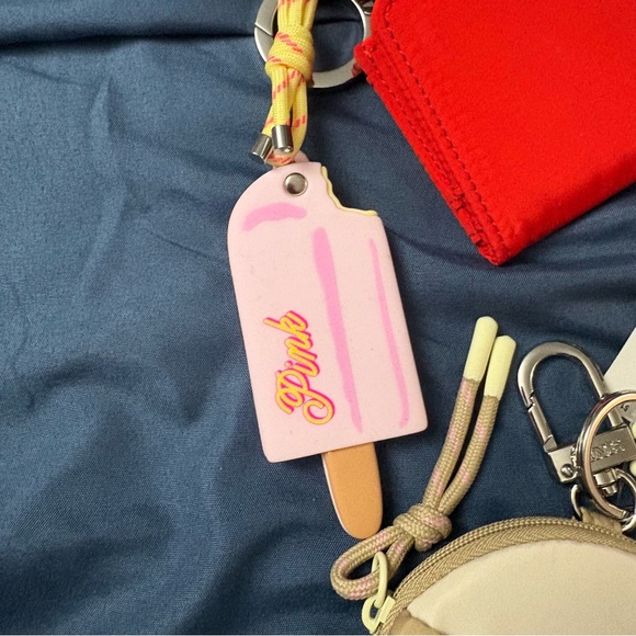 Victorias Secret PINK Bundle keychains, keychain wallets etc - Picture 3 of 8